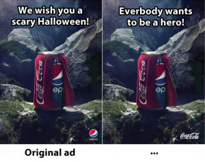 Coca Cola vs. Pepsi advertisements…