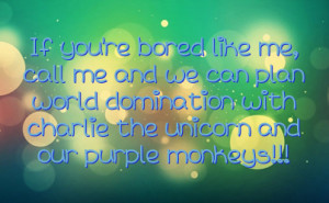 Image search: Charlie The Unicorn Quotes