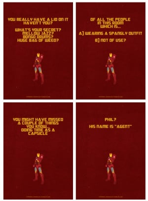 Iron Man quotes from the Avengers