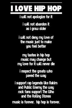 What Hip hop is made of