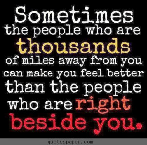 ... you can make you feel better then the people who are right beside you