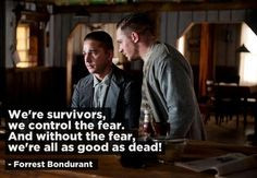 Forrest Bondurant quote from Lawless... More