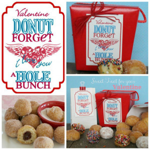 DONUT forget I Love You a HOLE bunch! ~Valentine Printable