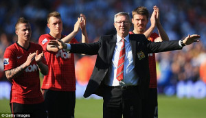 Bowing out: Sir Alex Ferguson stepped down as Manchester United ...