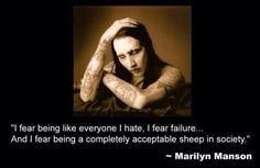 quote by marilyn manson more stars tattoo favorite music marilyn ...