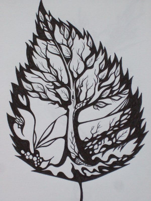 Amazing Leaf Tree Tattoo Idea…to Symbolize Learning To Live ...