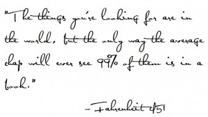 fahrenheit 451 quote 