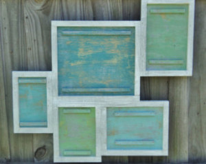 Beach House Style, 5 Photo Wooden F rame Collage, Lake House Decor ...