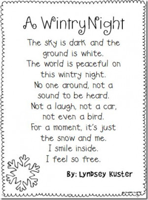 Happy Winter Poems