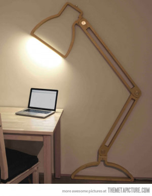 Funny photos funny creative lamp design wood