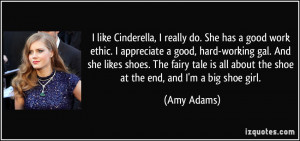 really do. She has a good work ethic. I appreciate a good ...