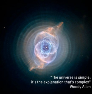 The universe is simple