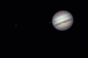First Jupiter webcam image.