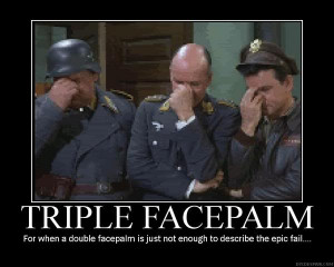 Triple Facepalm Meme