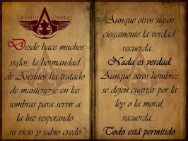 Assassin's Creed - Gremio de las Sombras The Creed by josetemg