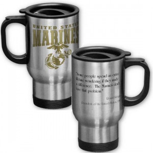 Travel Mug: Marines Quote President Reagan