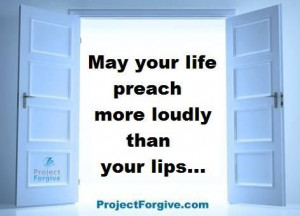 live the way you tell other people to live