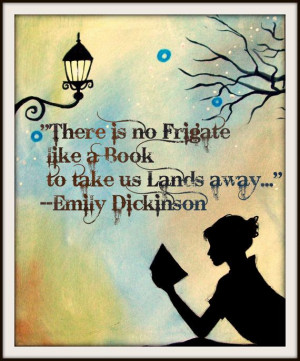 Modern Art Print with Emily Dickinson Quote by hilariagalleries, $18 ...
