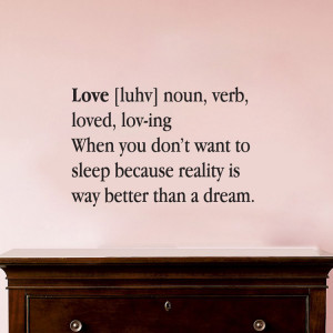 Love - Definition - Wall Quotes & Decals