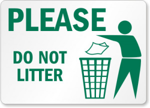 Do-Not-Trash-Litter-Sign-S-4266