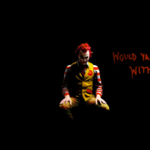 batman quotes the joker ronald mcdonald mcdonalds 1680x1050 wallpaper ...
