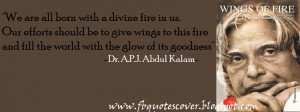 Dr. A.P.J. Abdul Kalam Quotes Cover Photos