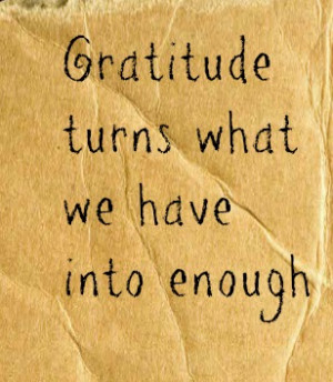 Money Quote: With Gratitude