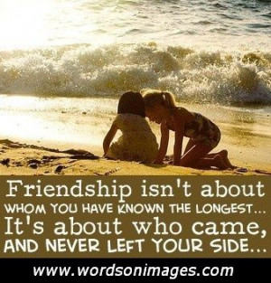 One sided friendship quote