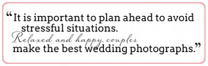 Any advice for couples planning their wedding right now?