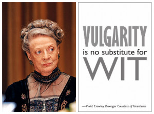 Downton Abbey Season 3: Free Dowager Quotes, Bunting Printables and ...