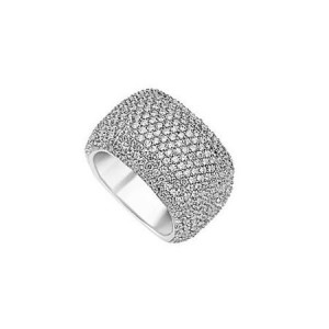 ... in Sterling Silver 10th Wedding Anniversary Jewelry - Ring Size - 7