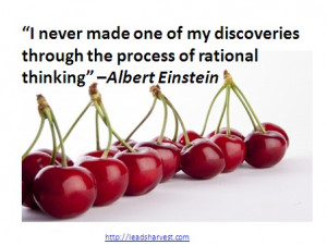... through the process of rational thinking” –Albert Einstein