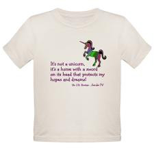 Scrubs Unicorn Quotes Organic Toddler T-Shirt for
