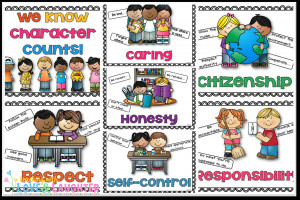 have these cute character trait posters hanging in my classroom. I ...