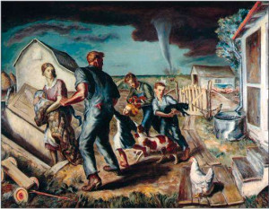 Tornado Over Kansas by John Steuart Curry
