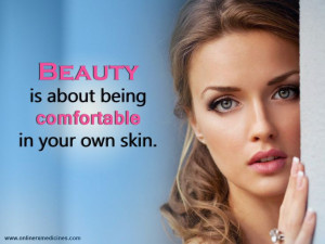 Health #Quote 1 - #Beauty is about being #comfortable in your own # ...