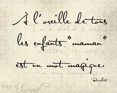 ... languages, french quotes, mothers day, font, french language quotes