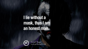 mask, thus I am an honest man. - Lionel Suggs Quotes on Wearing a Mask ...