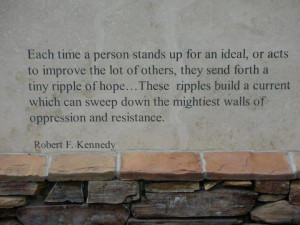 time to make some waves.....Bobby Kennedy