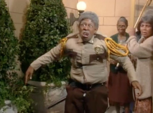 ... the last time martin played a cop otis on his hit tv show martin
