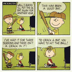 Charlie Brown and baseball