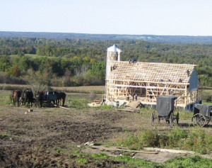 Related Pictures amish barn construction by dilek