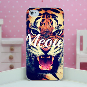 2014 New Arrival Fashion Tiger Roar Cross Quote Hard Case Back Cover ...