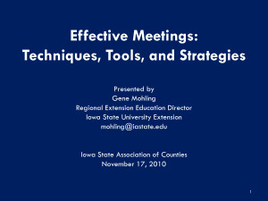 Effective Meetings Slide Quote by MikeJenny