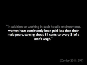Quote About Women Making Less Money Than Men Repeated with first half ...