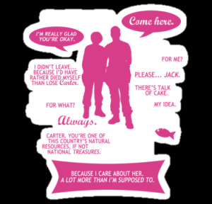 Stargate SG-1 - Sam & Jack quotes (Pink/White design) by angiesdesigns