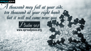 Psalm 91:7 BIBLE QUOTES HD-WALLPAPERS FREE DOWNLOAD A thousand may ...