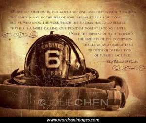 Firefighter quotes