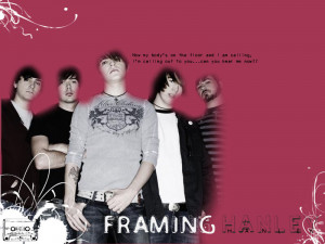 Here are the song lyrics to Lollipop by Framing Hanley .....