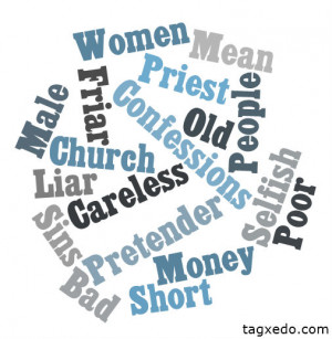 Look thru some of the words below that describe The Friar